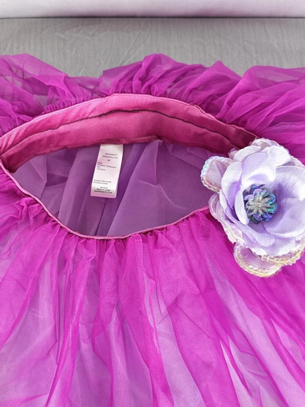 Weissman Sequin Dance Costume | Pink Tutu Recital Outfit | Child Medium